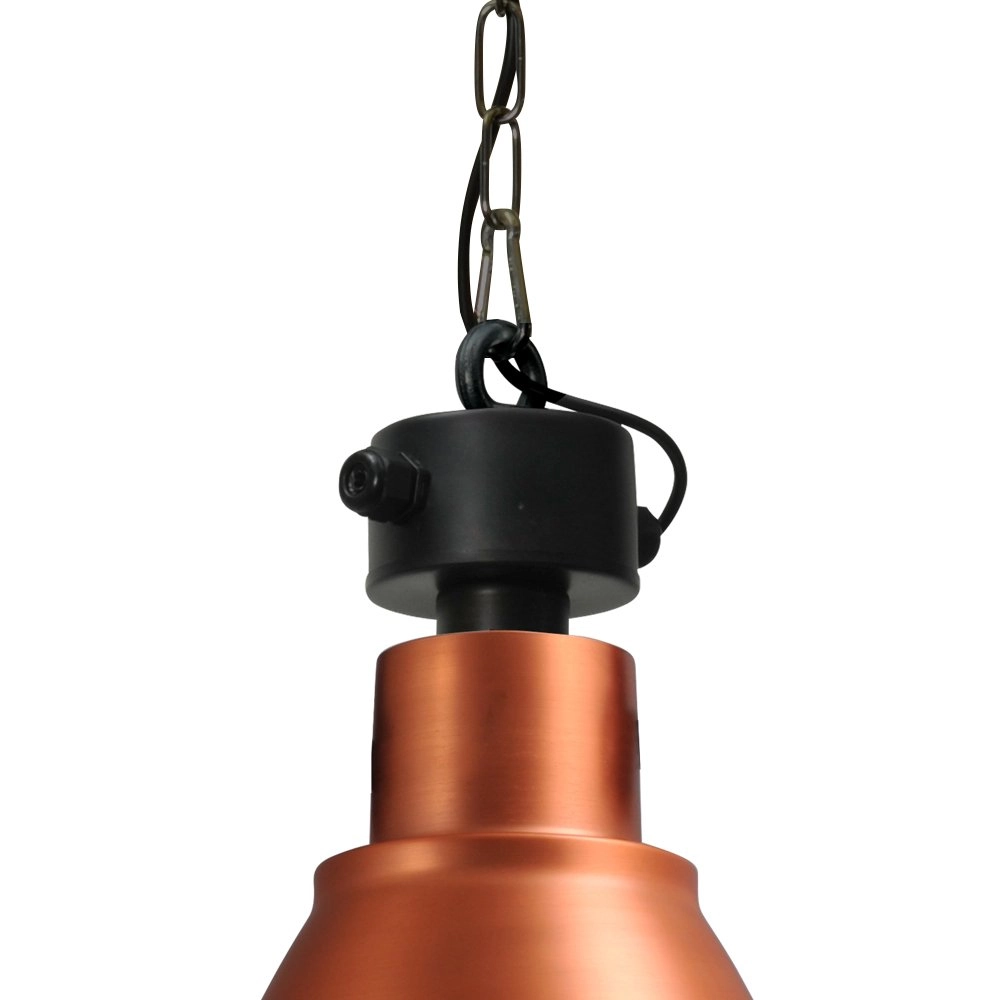 Dining room lamp Industria 2x27 Bud red copper with black Masterlight 8718121229430
