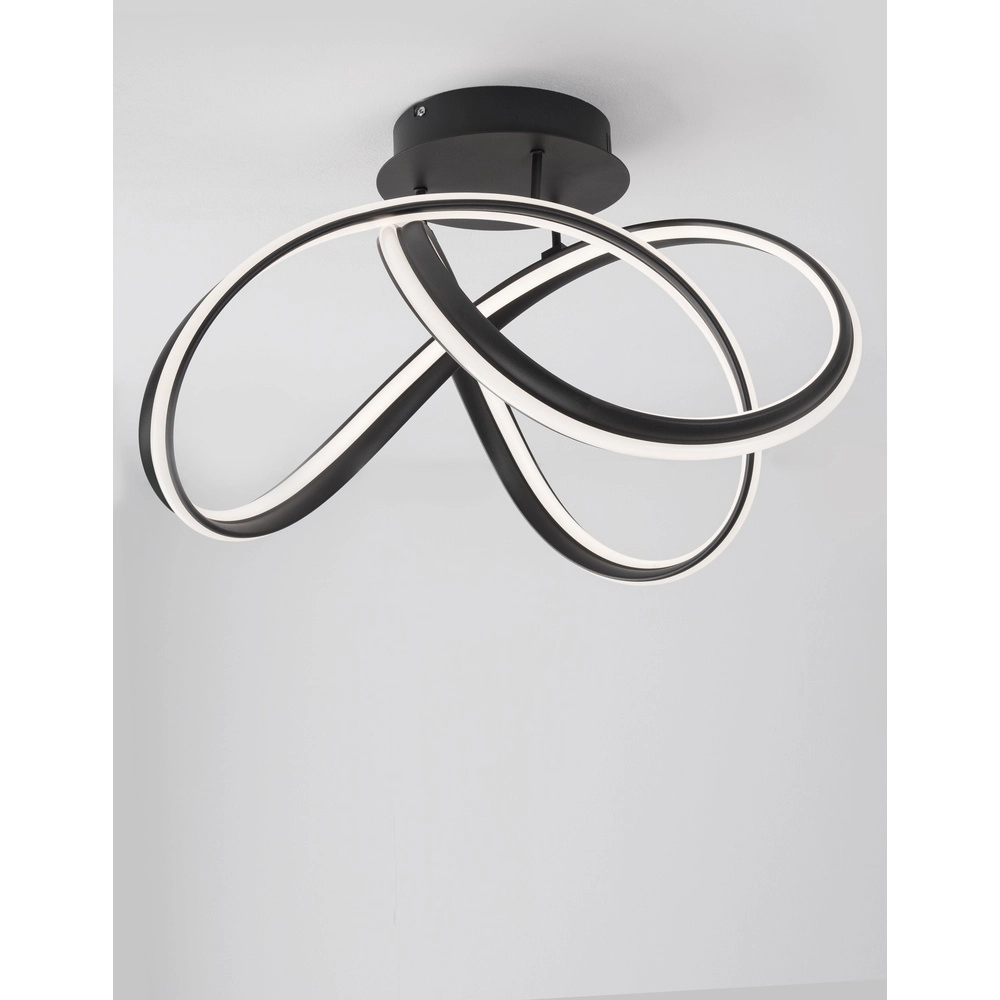 Design ceiling lamp Truno black