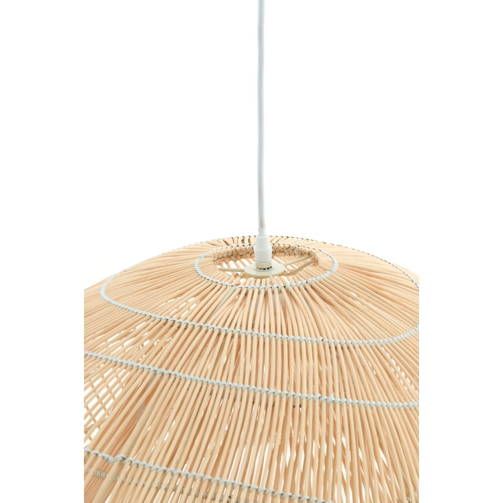 Rattan pendant lamp Janzur Ø 54cm - natural brown Light & Living 8717807760526