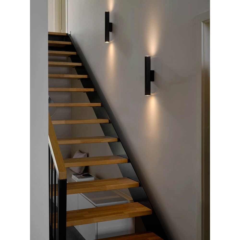 Black wall lamp Vico 2-light Nordlux 5704924024498