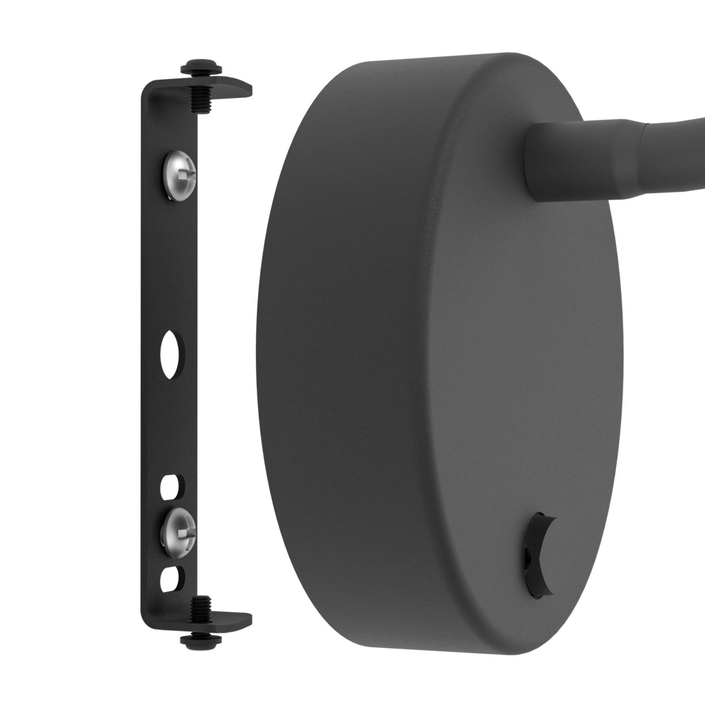 Bedside lamp Olivandino Flexible Black Eglo 9008606347766