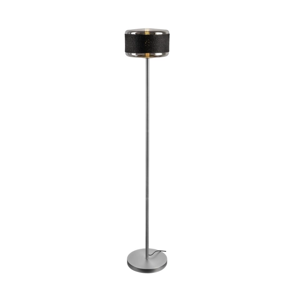 Floor lamp Pantilo Rope 27 silver Ø 27.5cm