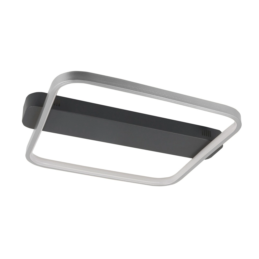 Design ceiling lamp Ascona black with nickel 40cm