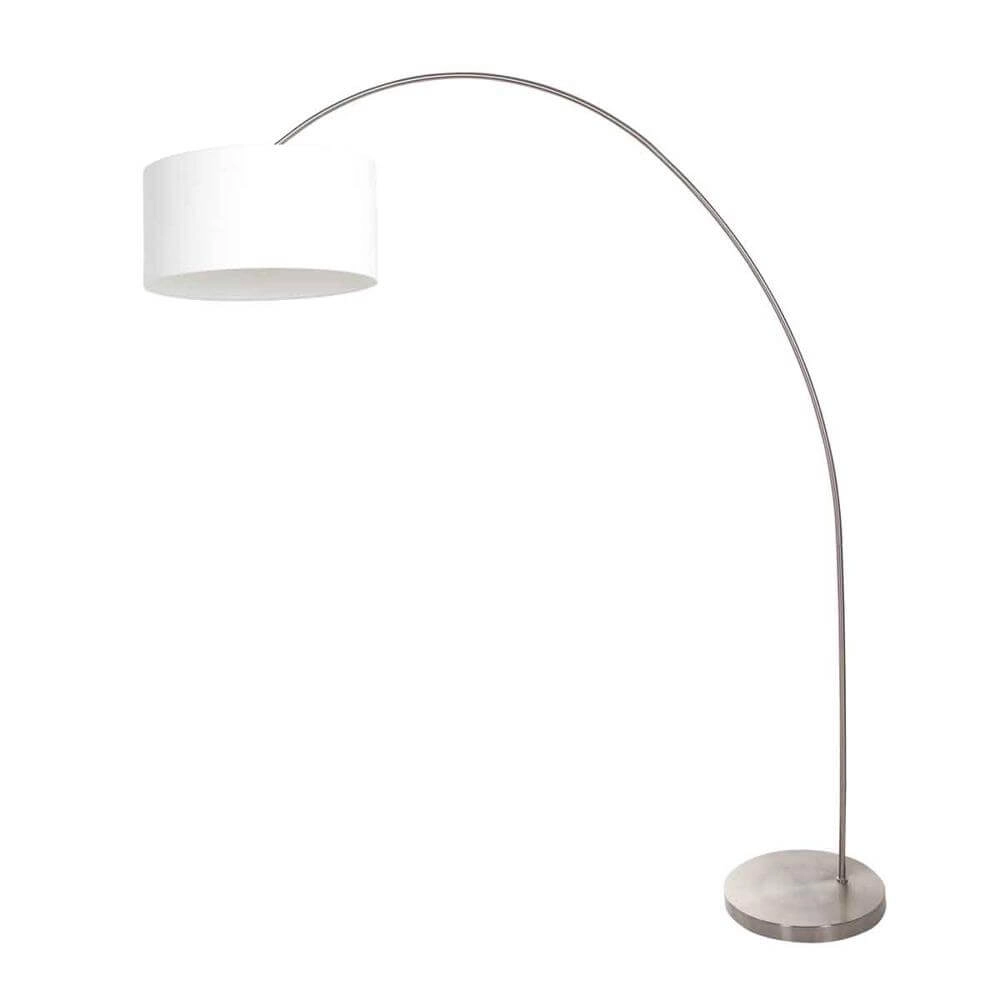 Arc lamp Solva Metal with white shade Steinhauer 8712746174854