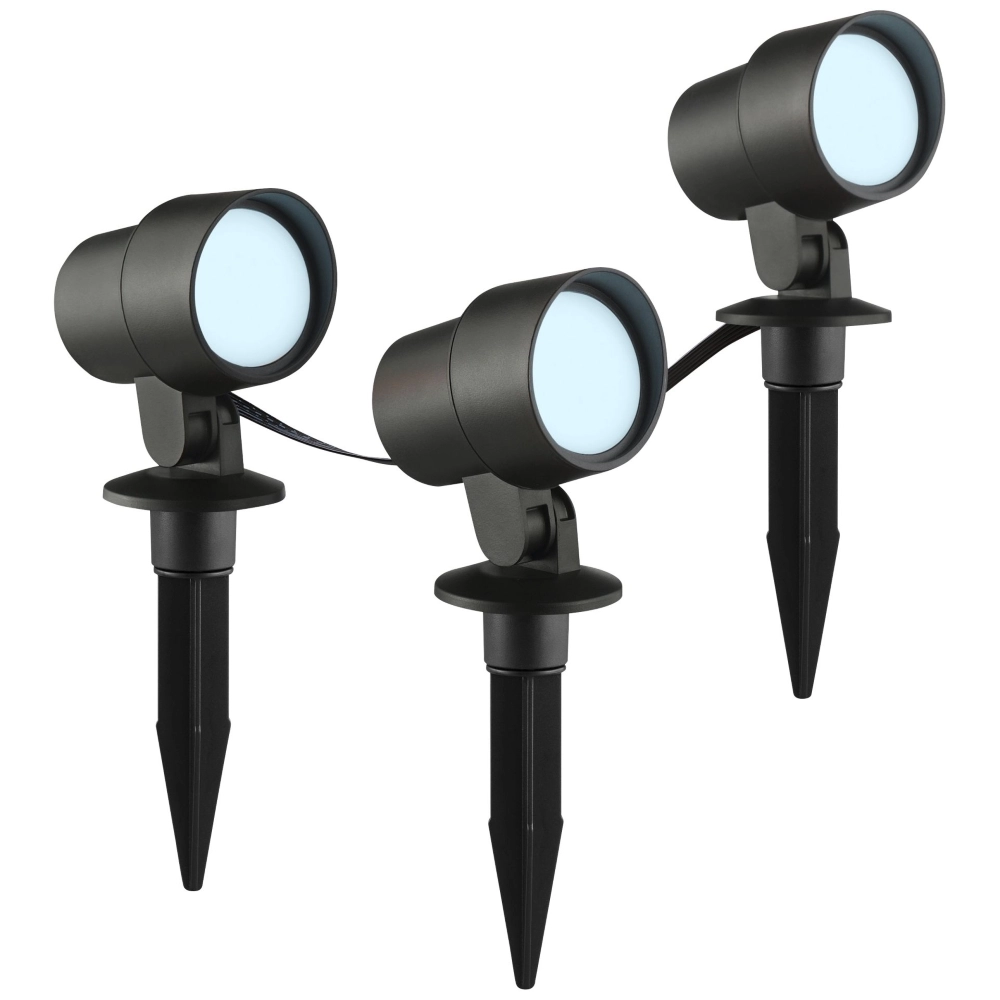 Smart spike light set Kamara RGB - 3 pieces - 3 meter cord and plug Brilliant 4004353453717