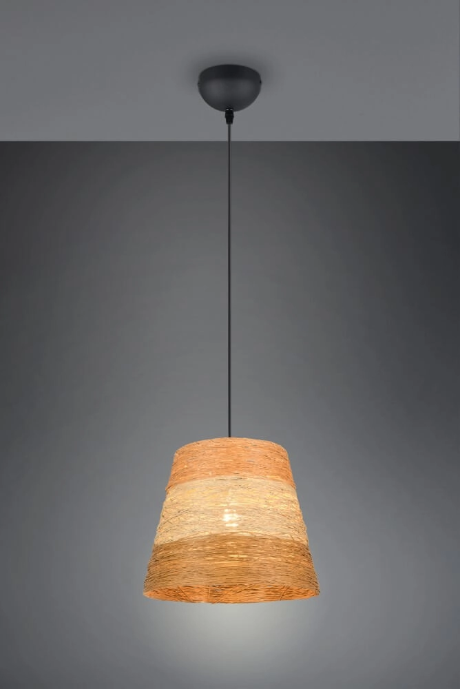 Paper pendant lamp Joeline Ø 30cm Trio 4017807637267