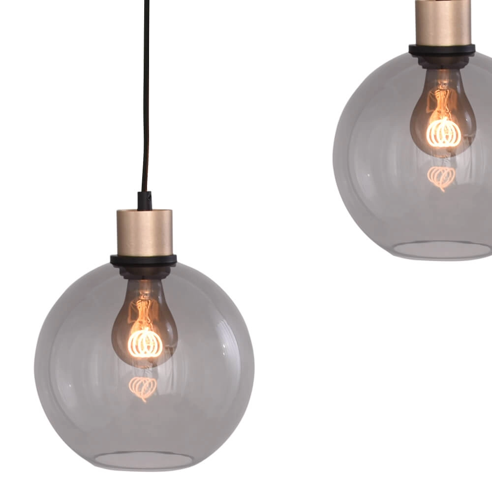 Hanging lamp Lazise 5x Ø 20cm gold Masterlight 8718121303000