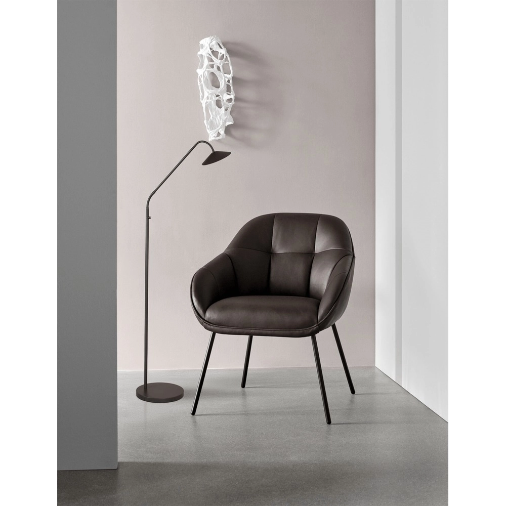Floor reading lamp Ceppo Black Masterlight 8718121348018