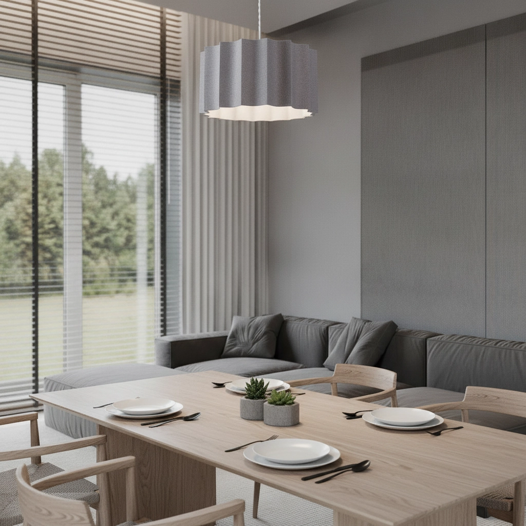 Design pendant lamp Alve grey Ø 45cm