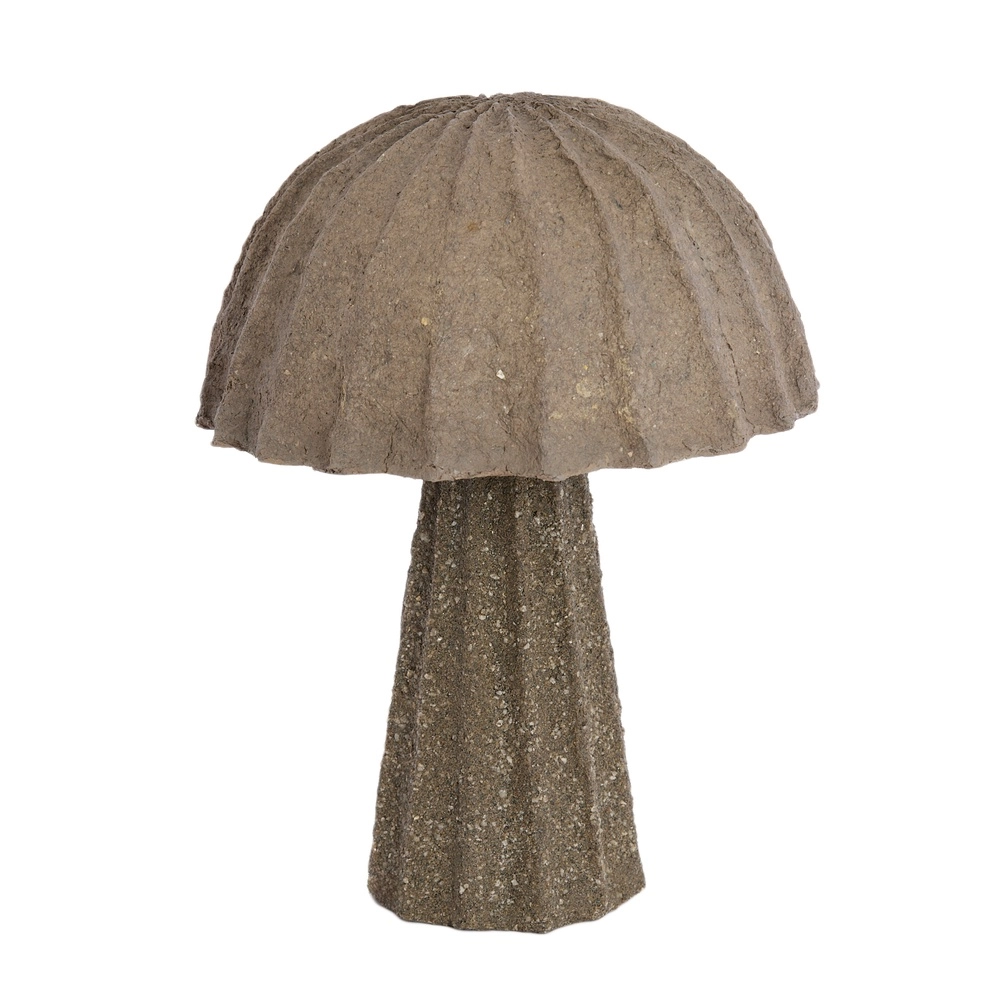 Raw table lamp Christio Ø 36cm - dark grey