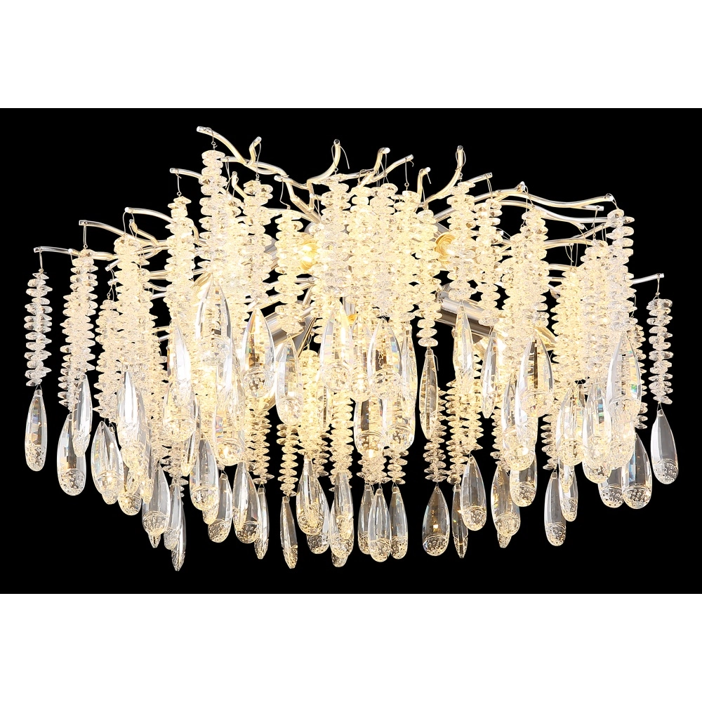 Ceiling lamp Kinga silver grey Ø 60cm Globo 9007371578979