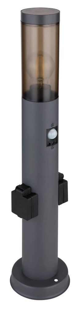 Modern outdoor lamp Boston 60cm with sensor and socket Globo 9007371433742