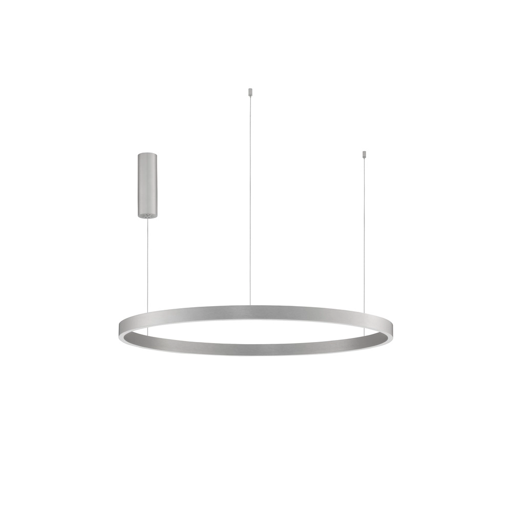 Design pendant lamp Elowen silver grey Ø 98cm Lyora 5212017439154