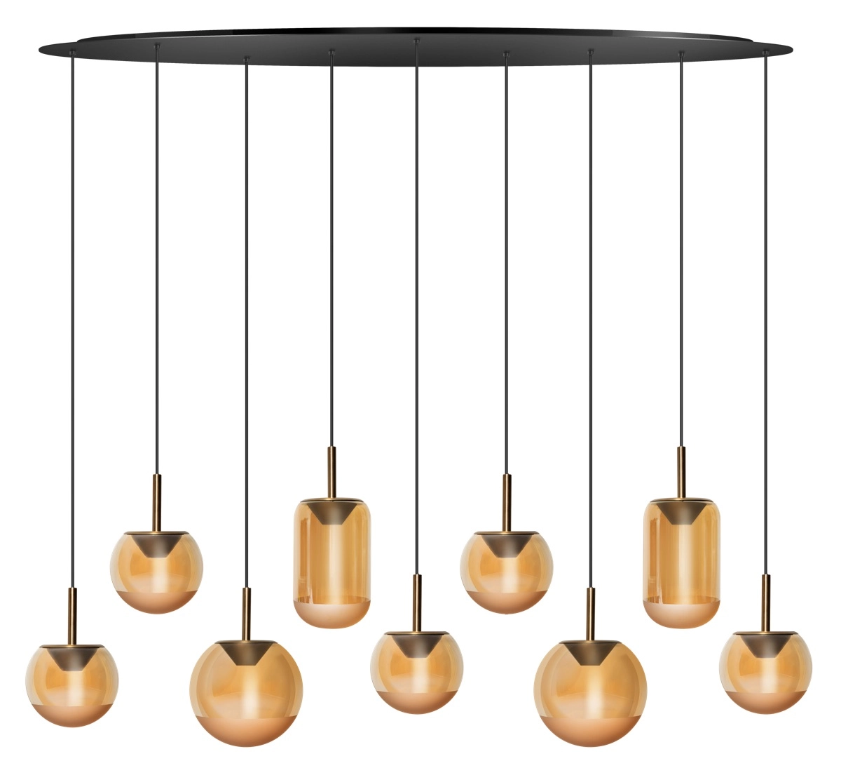 Dining room pendant lamp Yvonne 9-light ETH 8720195311634