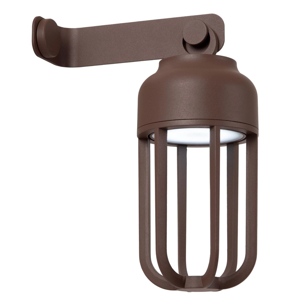 Rechargeable wall lamp Wells Rusty brown Lucide 5411212334121