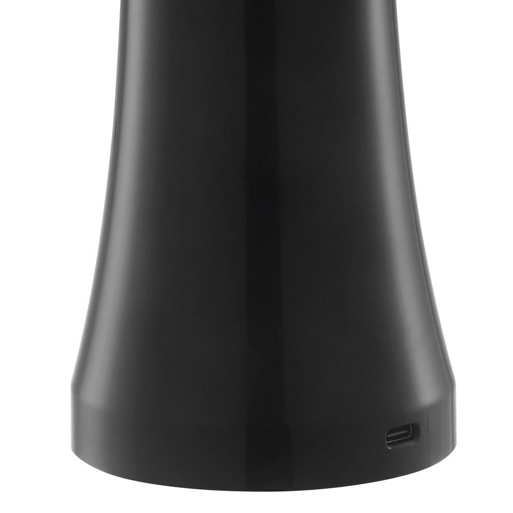 Modern lava lamp Lucent Black