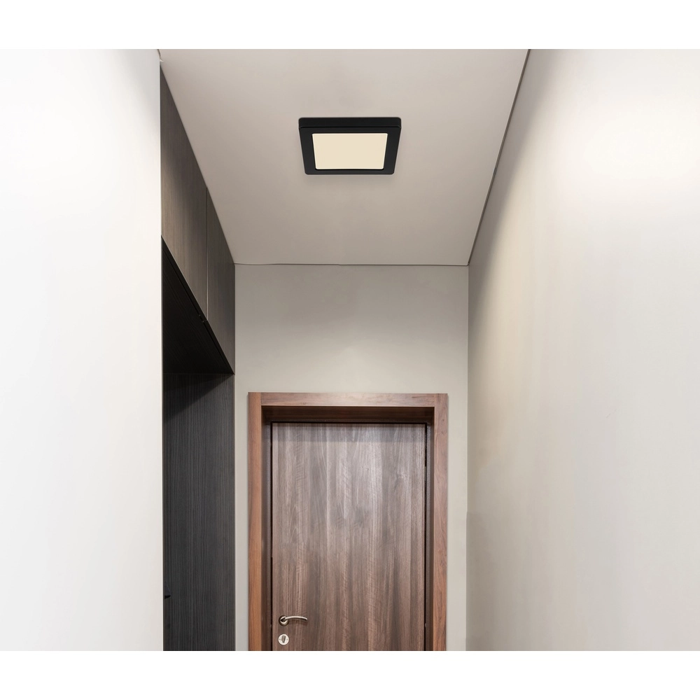 Design ceiling light Lasse Square Black 16.7cm Globo 9007371439898