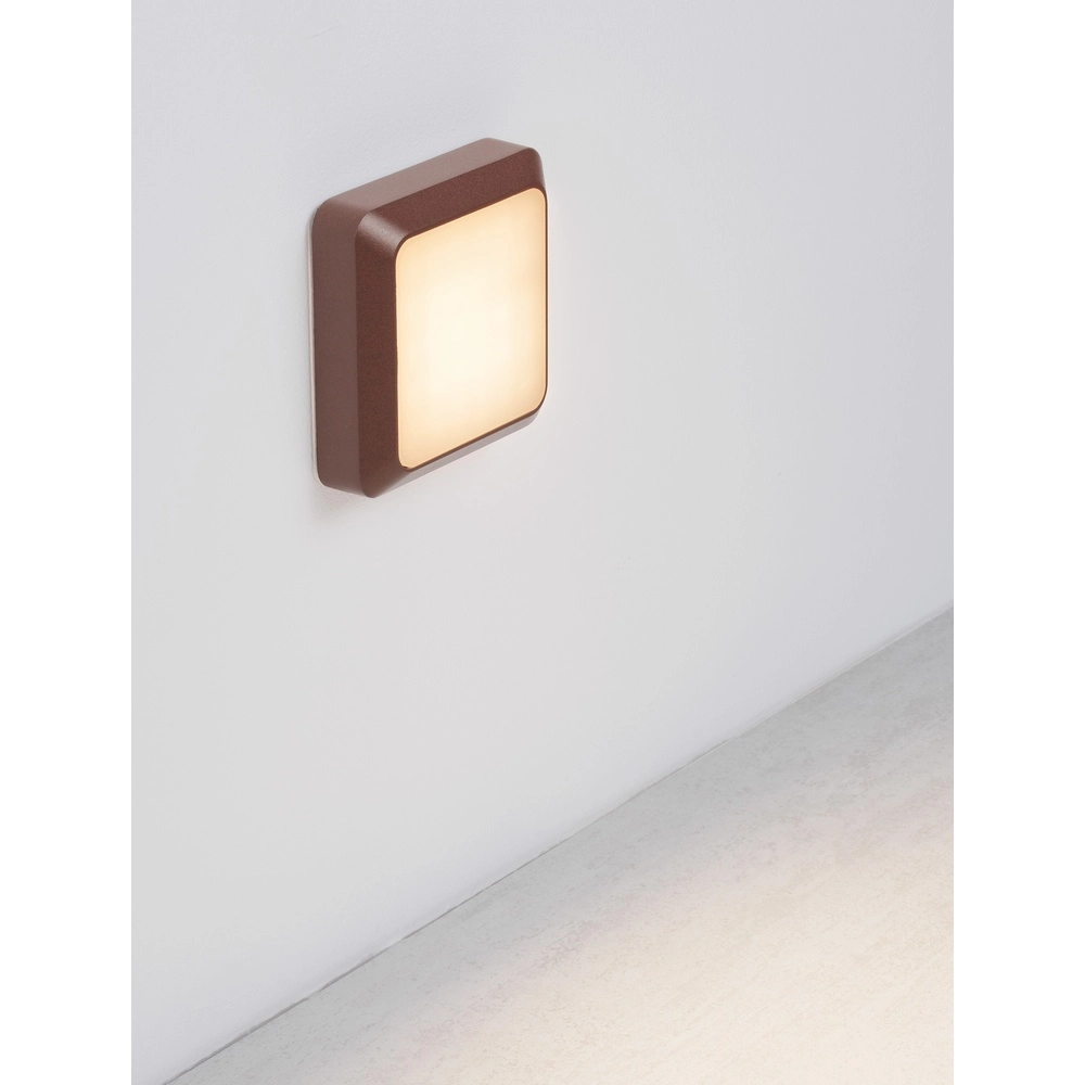 Square wall lamp Appia Rusty brown Lyora 5212017449597