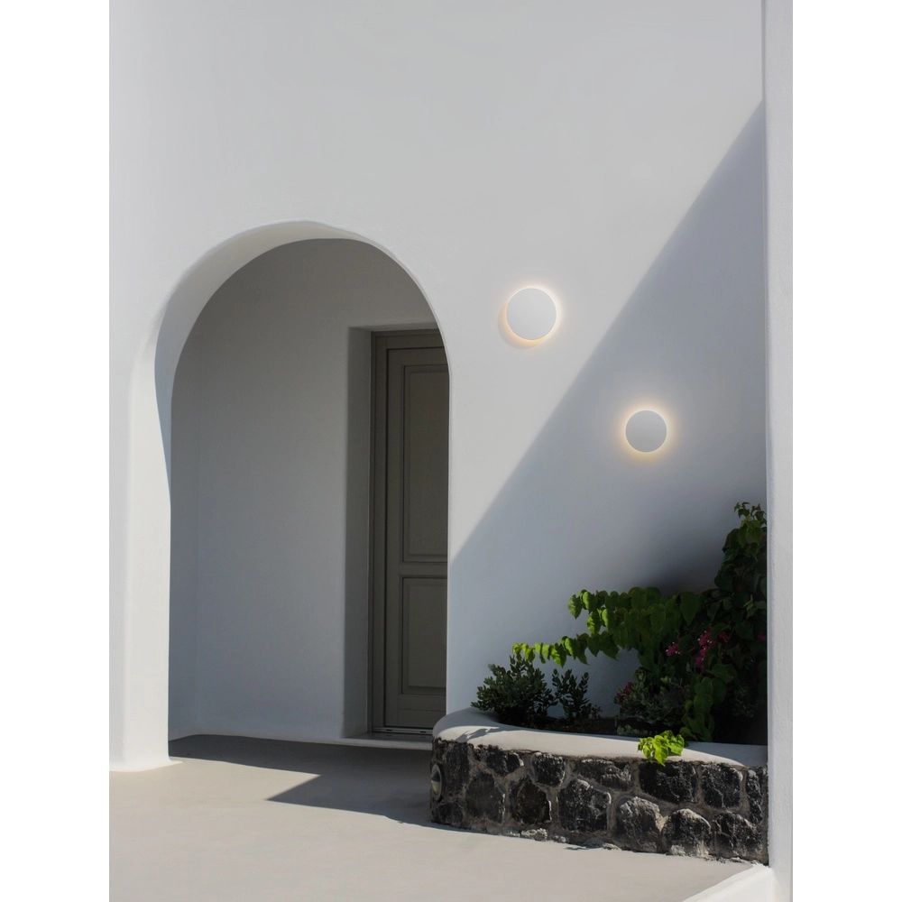 Round wall lamp Copper white Ø 13.5cm Lyora 5212017447319