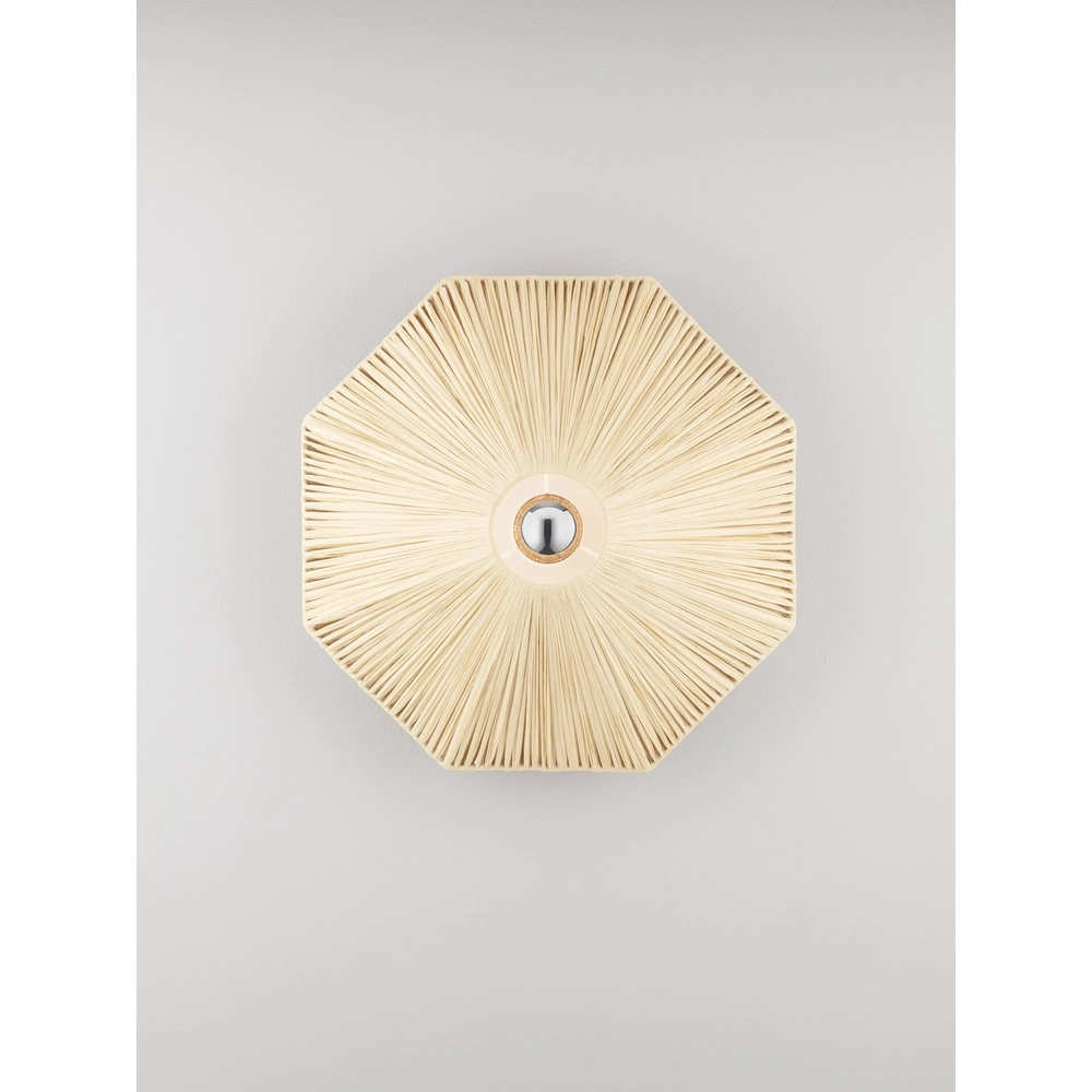 Japandi wall lamp Elvio Ø 45cm Lyora 5212017493910