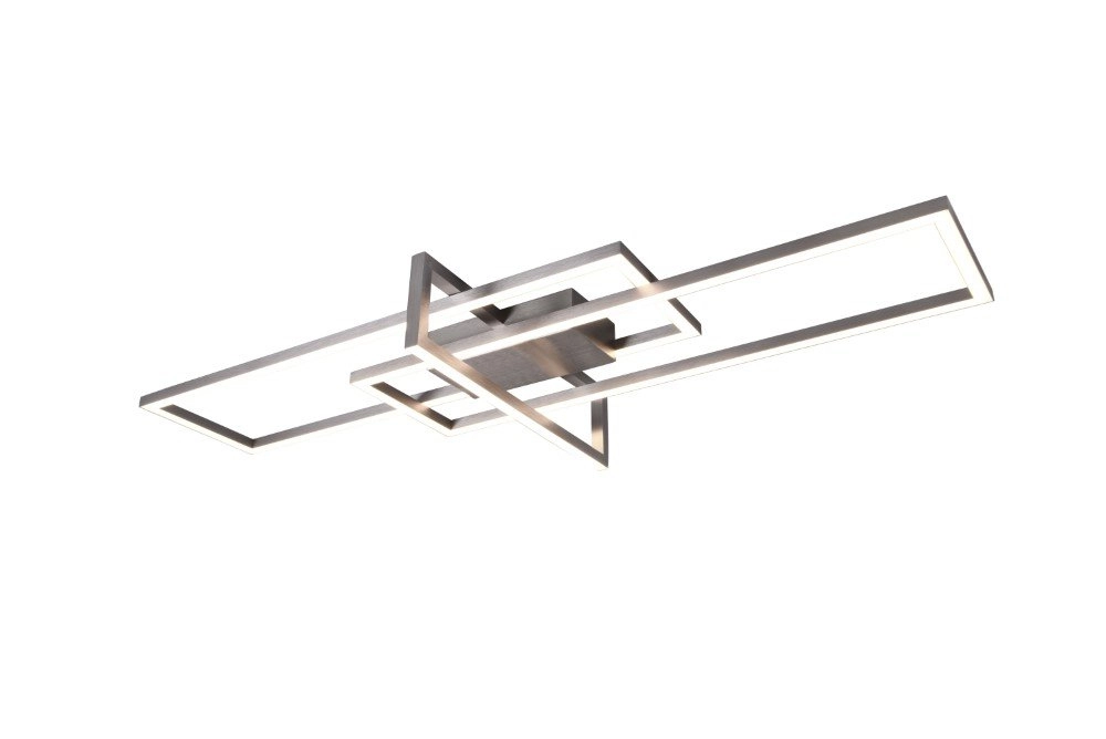 LED flush ceiling light Salinas 100cm gray Trio 4017807487862