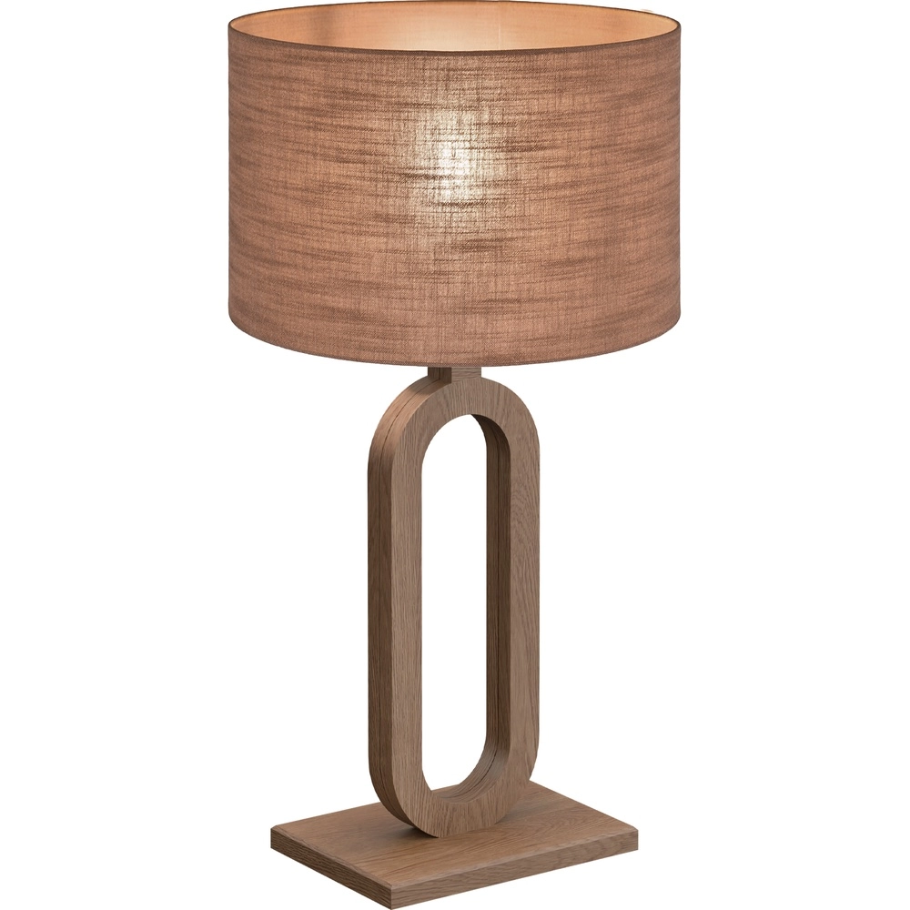 Table lamp Sino Loop 54cm dark wood