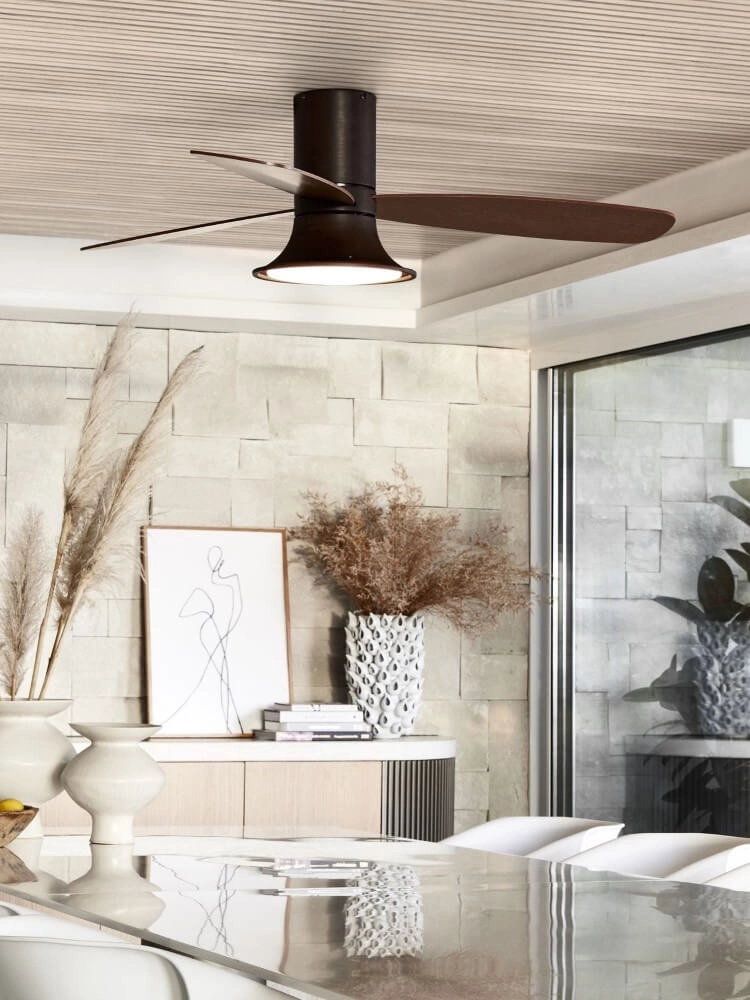 Fan with lamp Flusso Ø 132cm Beacon 9333509151791