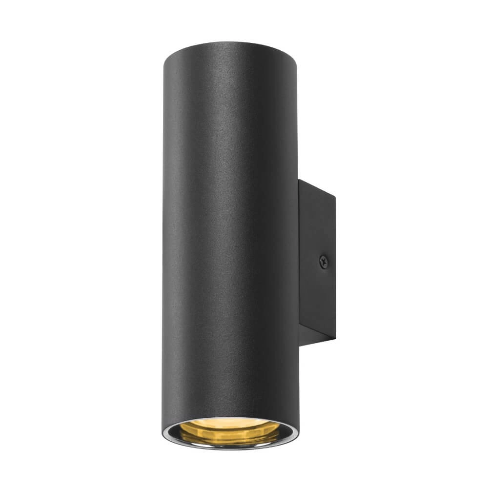 Black wall spotlight Asto Tube up & down - 2x GU10 SLV 4024163265973
