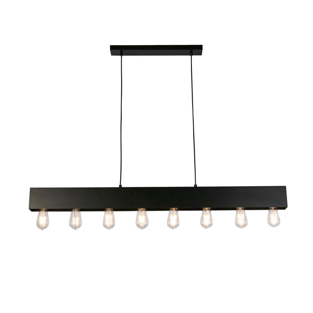 Pendant lamp Piano 8-light Searchlight 5053423250519