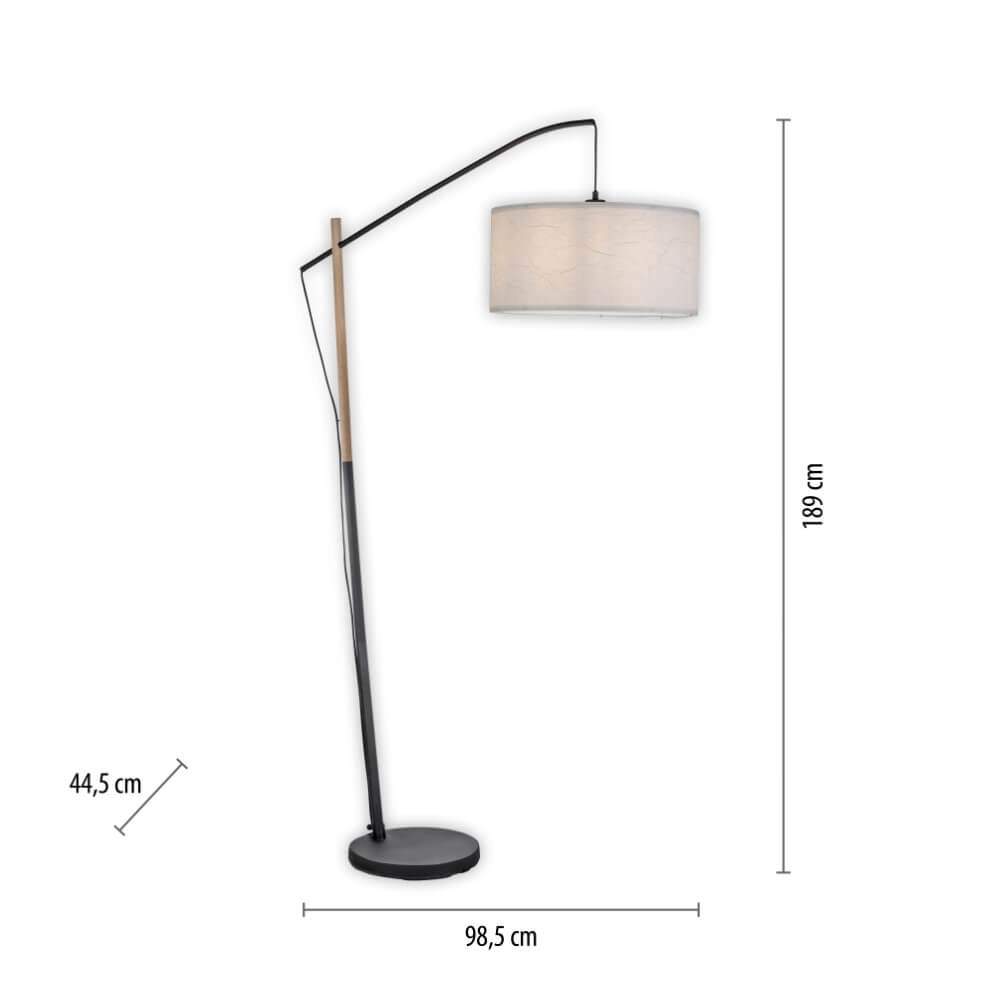 White floor lamp Green Sofie Just Light 4043689995034