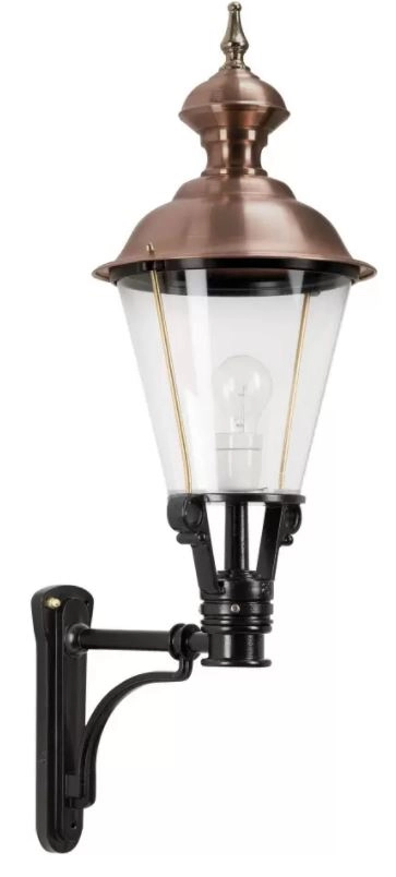 Wall lamp Soest L old dutch - black KS Verlichting 8714732114646