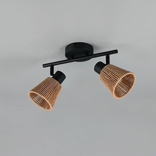 Ceiling lamp Natrel double brown Trio 4017807672343