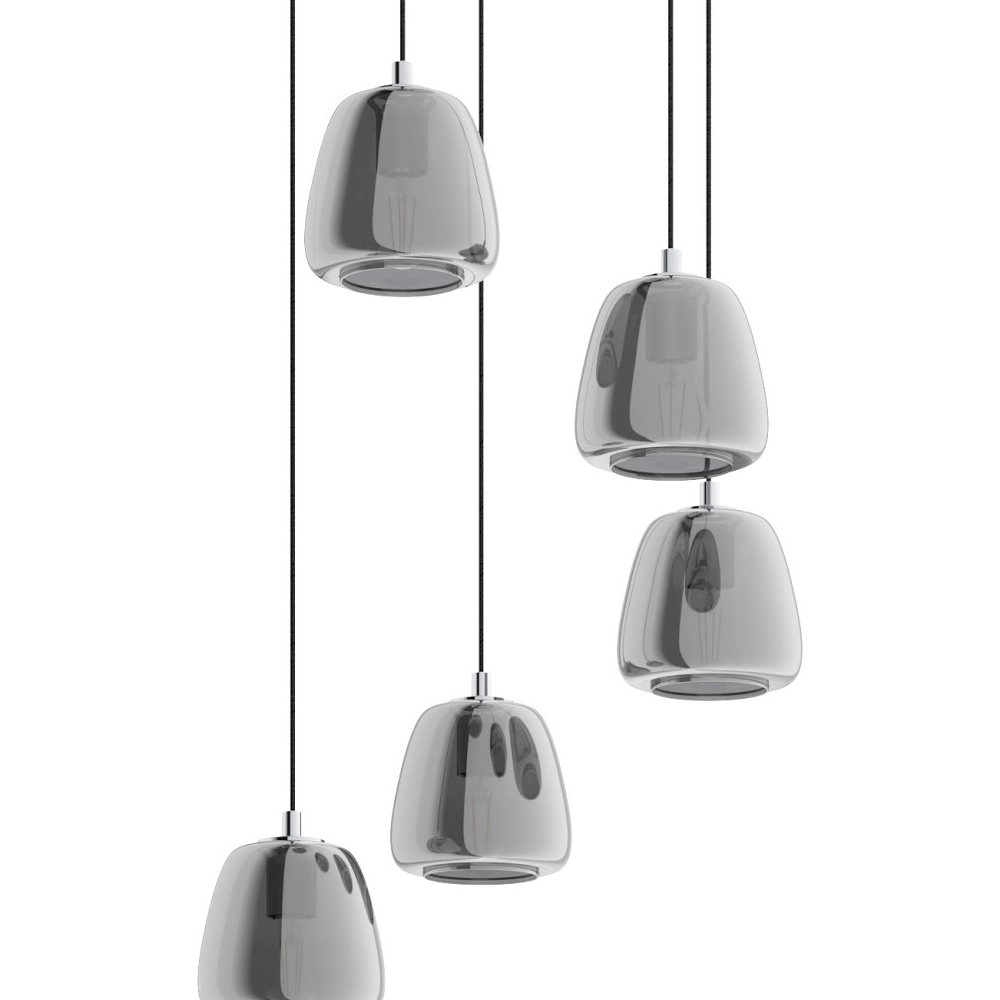 Vide hanging lamp Albarino 5 lights Stars of Light 9002759396688