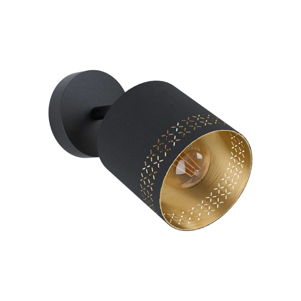 Black wall spotlight Esteperra