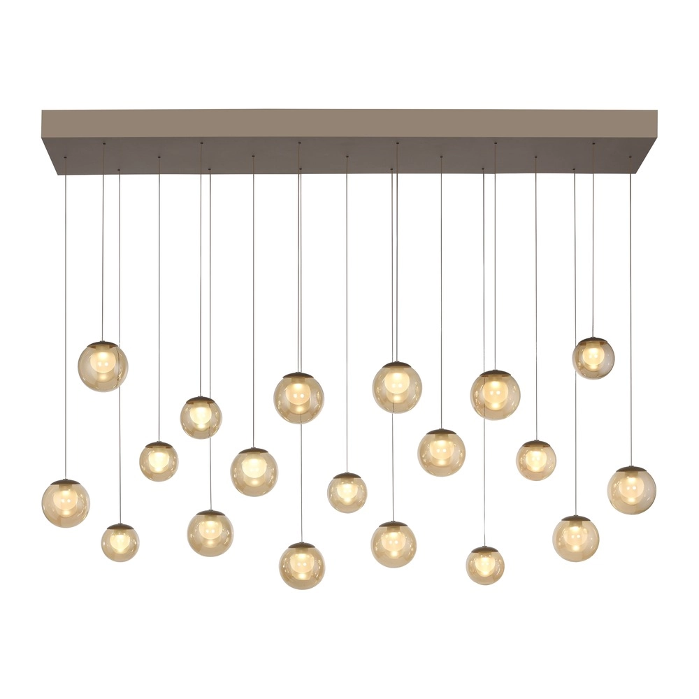 19-light pendant lamp Pure Popup Bronce Paul Neuhaus 4012248396704