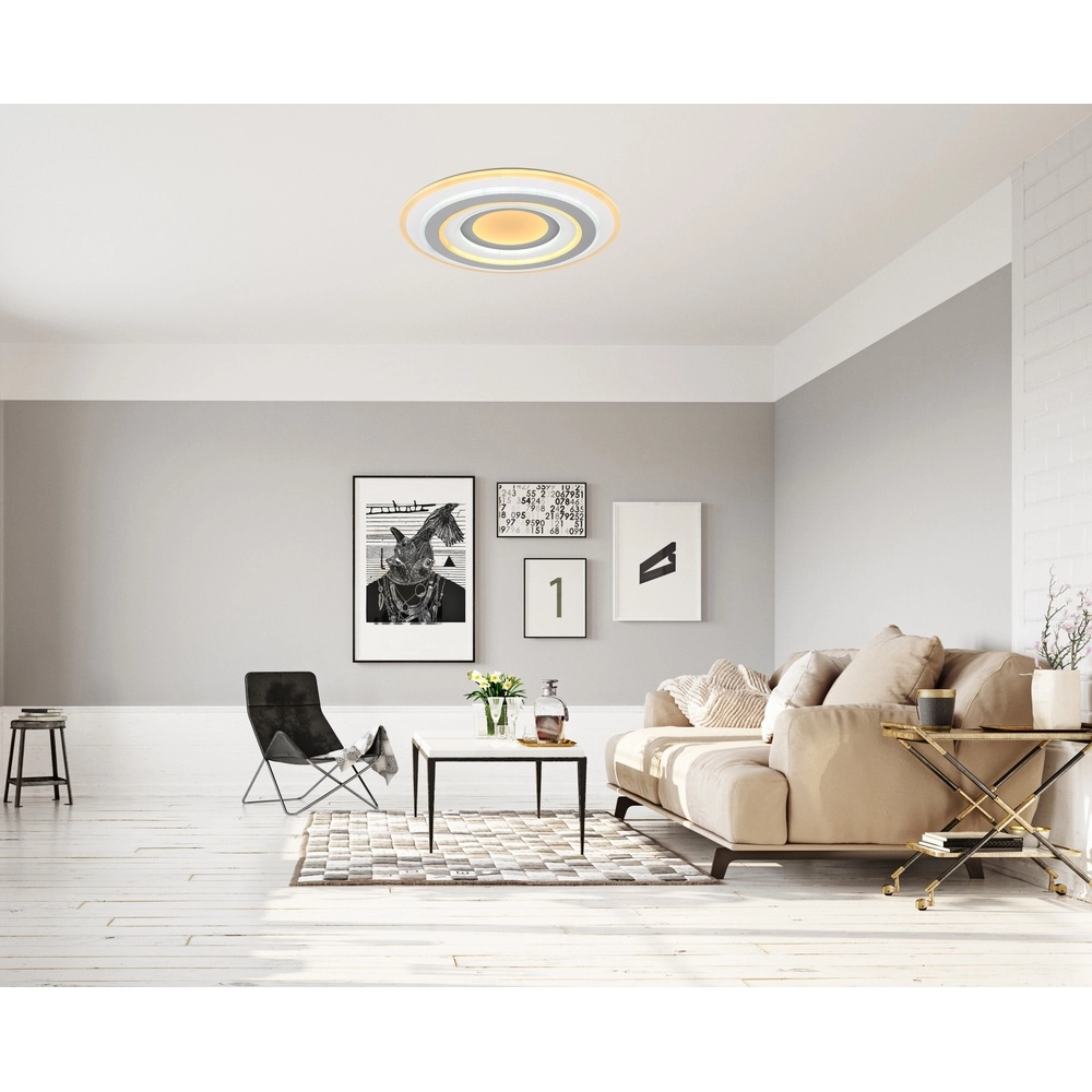 Ceiling light Sabatino white Ø 50cm Globo 9007371403868