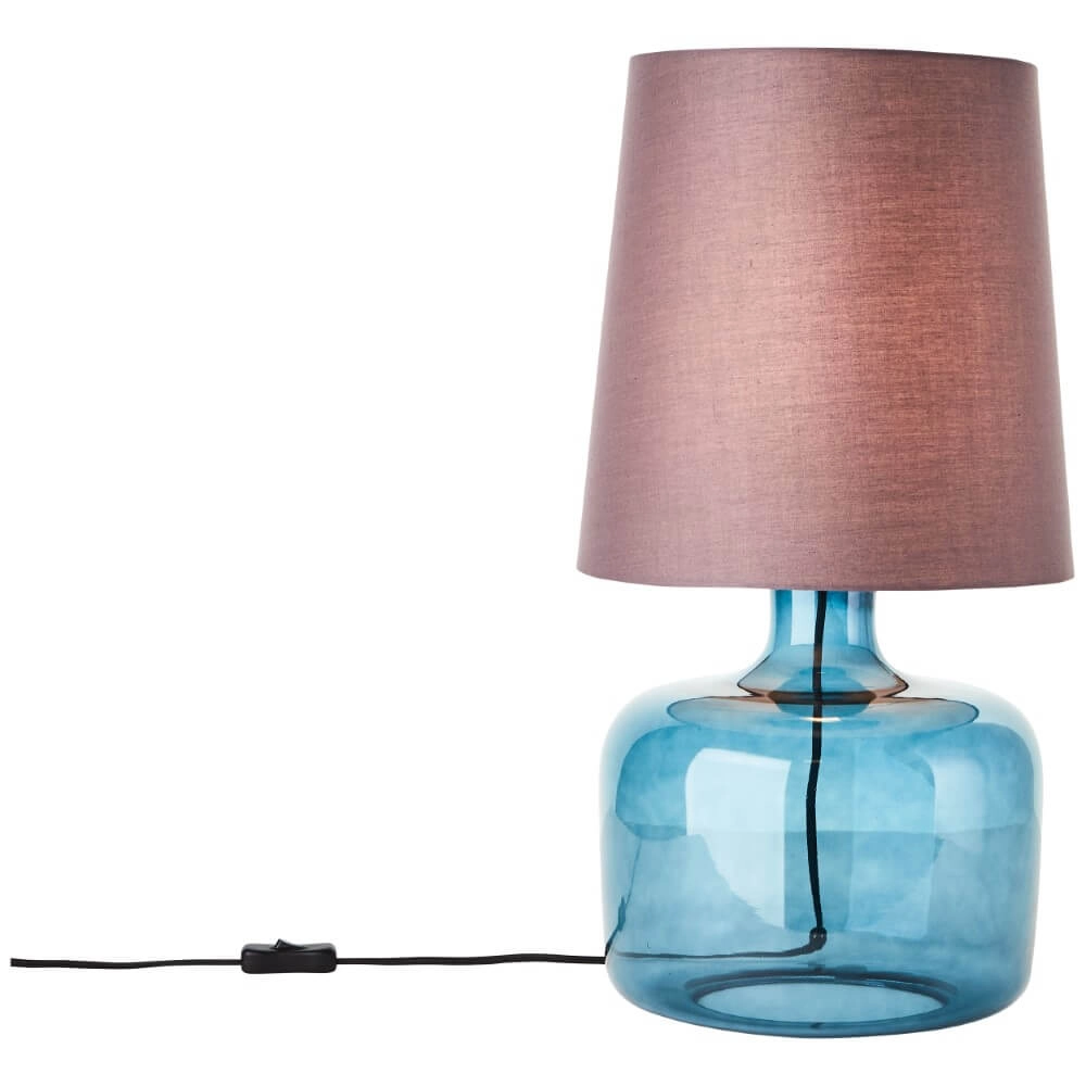 Table lamp Hydra blue with taupe Brilliant 4004353413131
