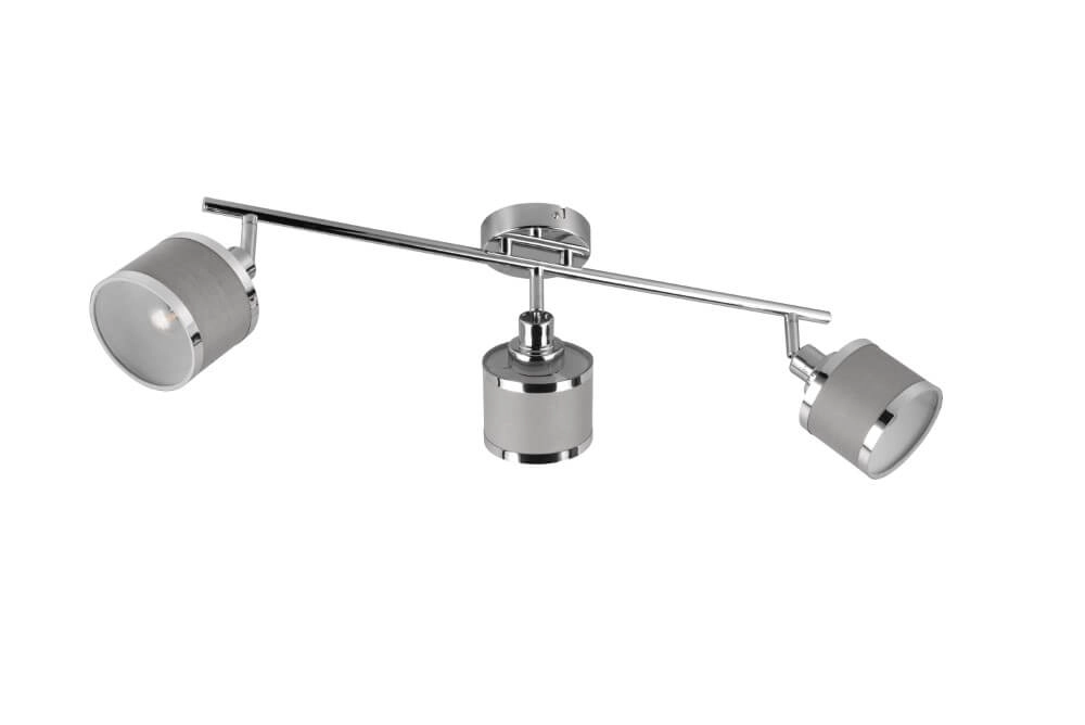 Design surface-mounted spotlight Arosa nickel 3-lights Trio 4017807581140
