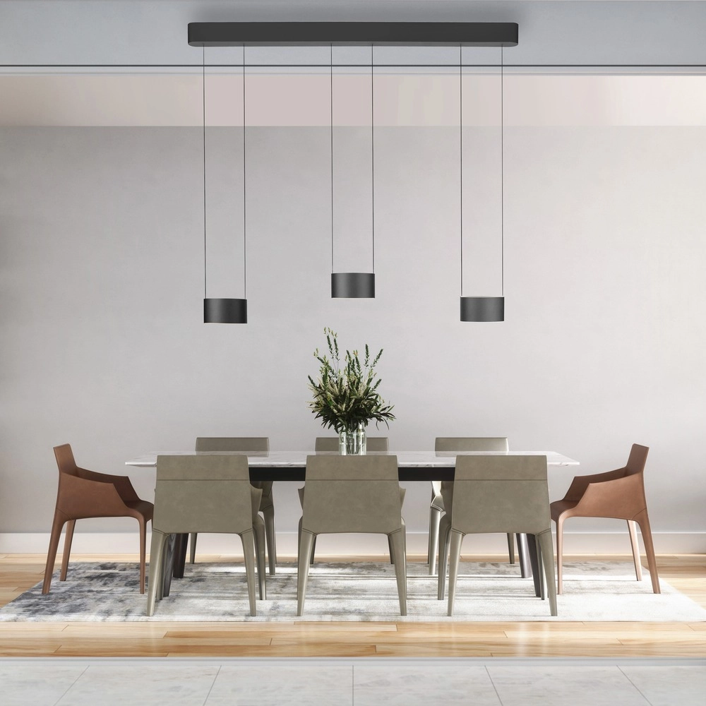 Design LED pendant light Pure Clipse Mystic grey Paul Neuhaus 4012248396315