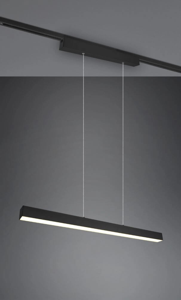 Hanging lamp Paros black Trio 4017807505948