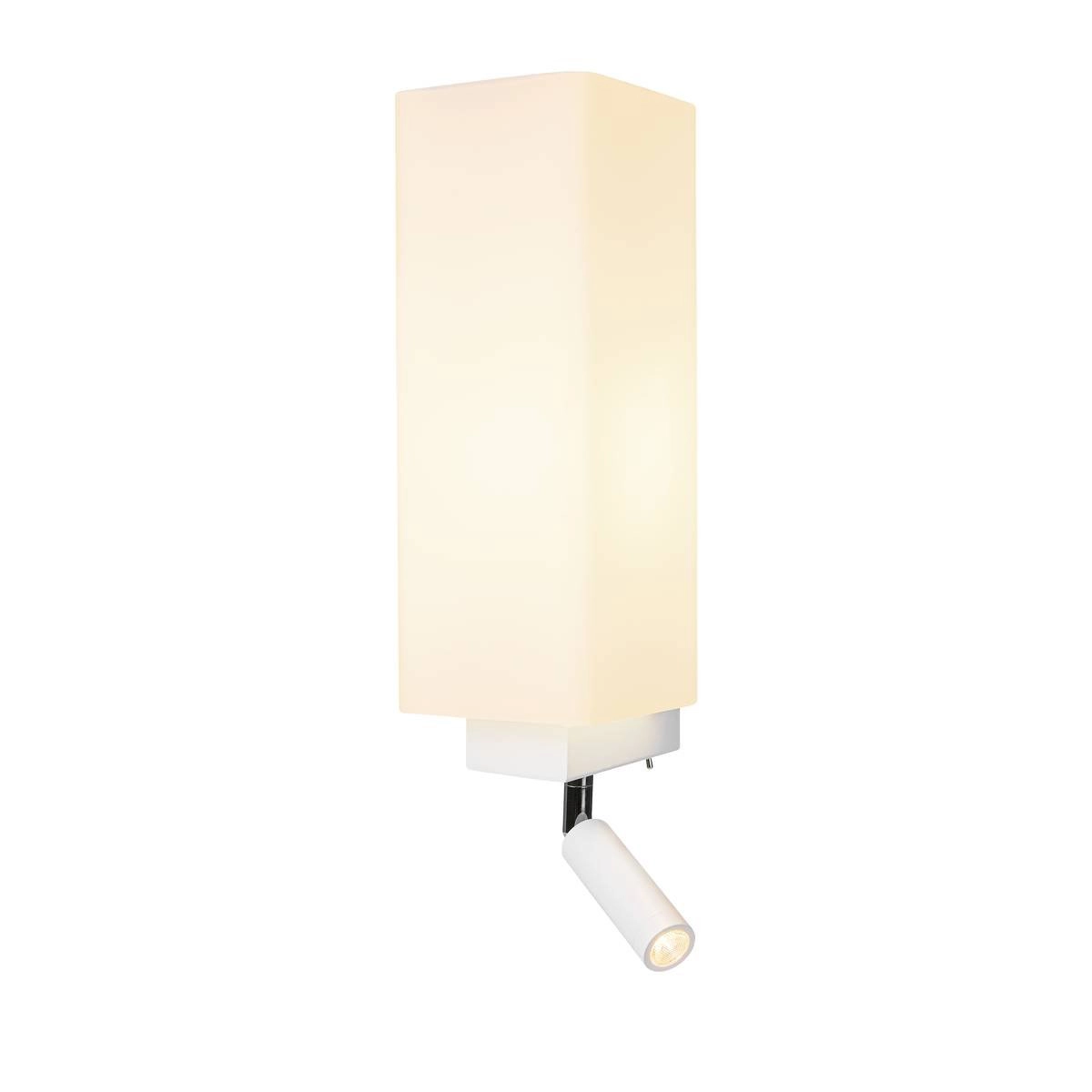 Bedroom wall lamp Quadrass white SLV 4024163235860