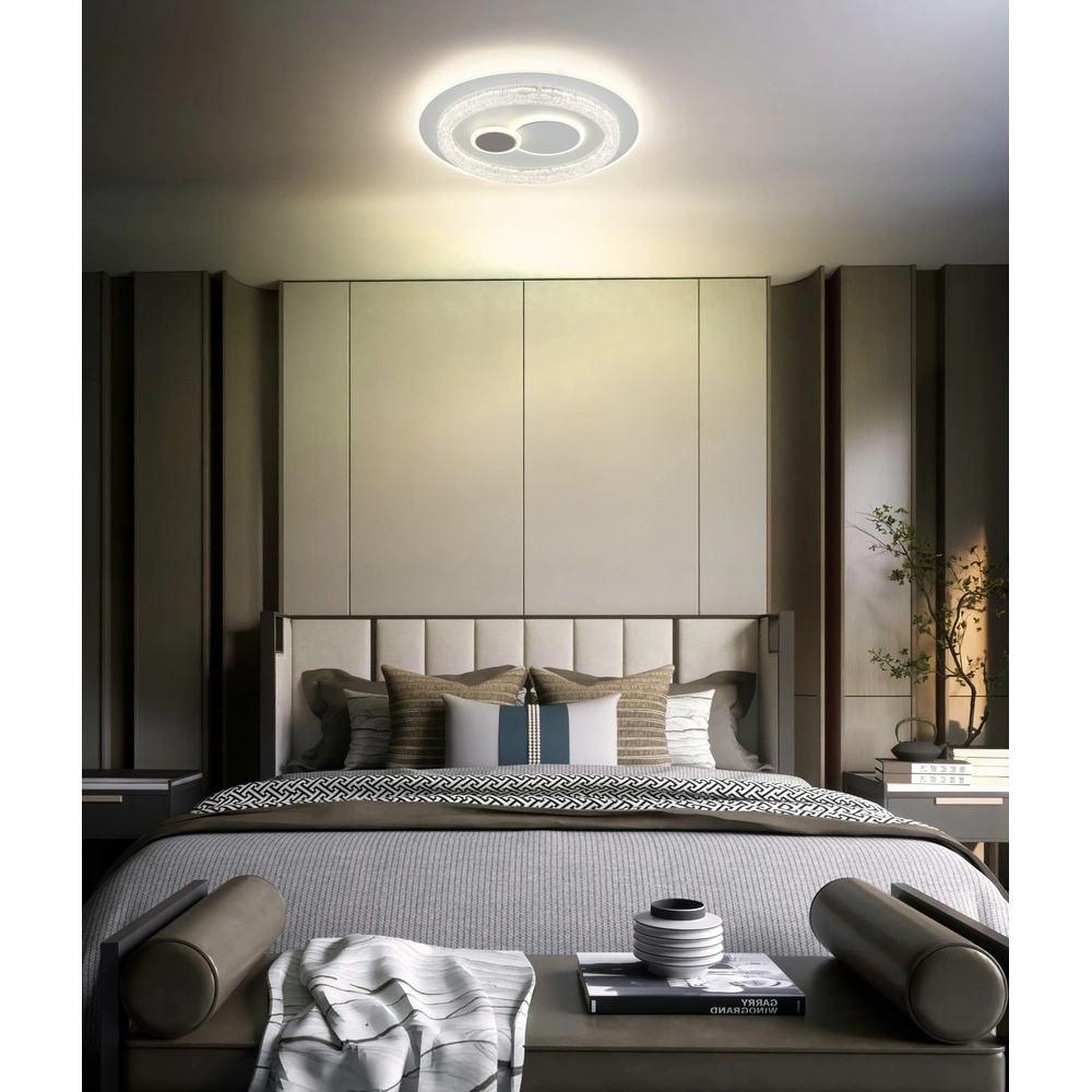 Design ceiling lamp Kriswall white Globo 9007371572274