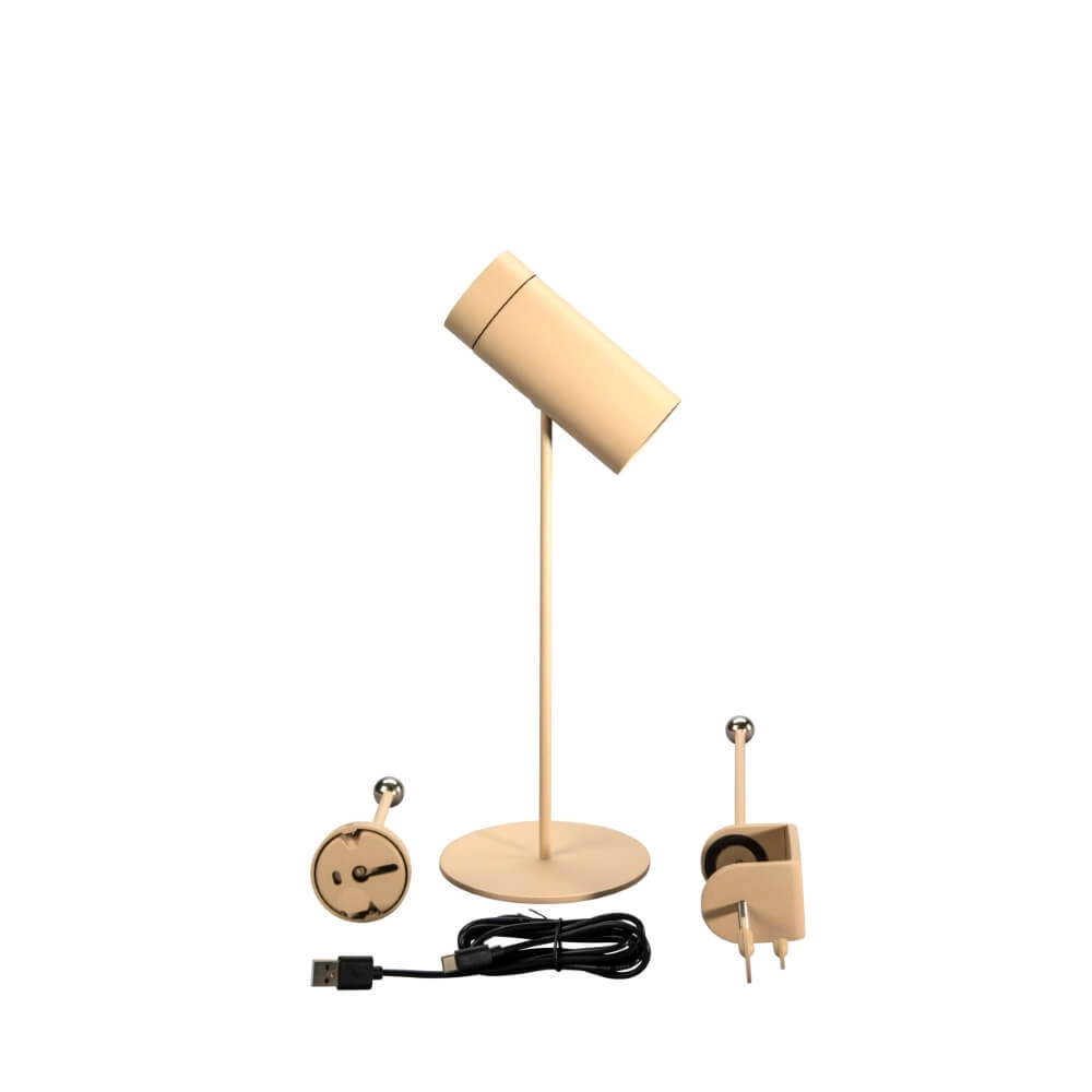 Rechargeable table lamp Multi Sand brown with magnet KonstSmide 7318307844337