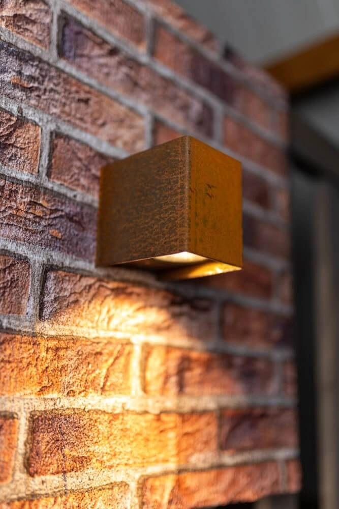 Wall lighting Gis Down corten