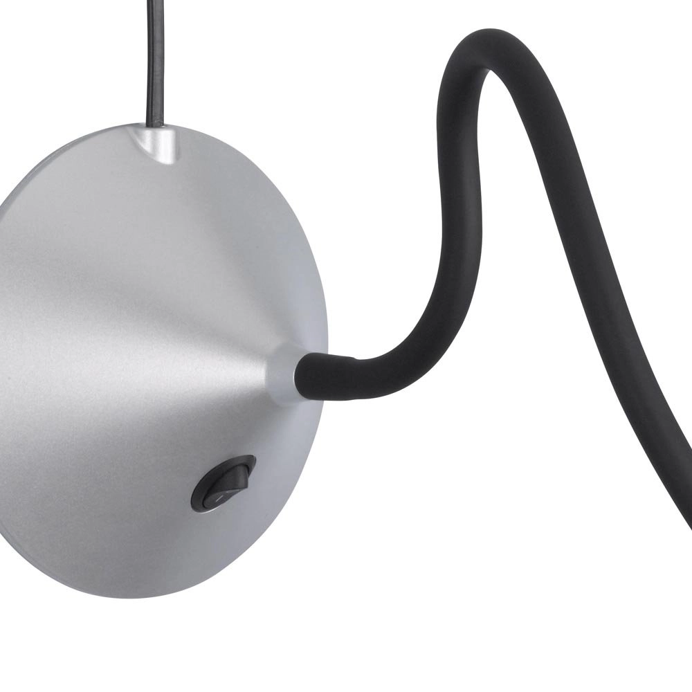 LED table lamp Viper silver gray Trio 4017807292855