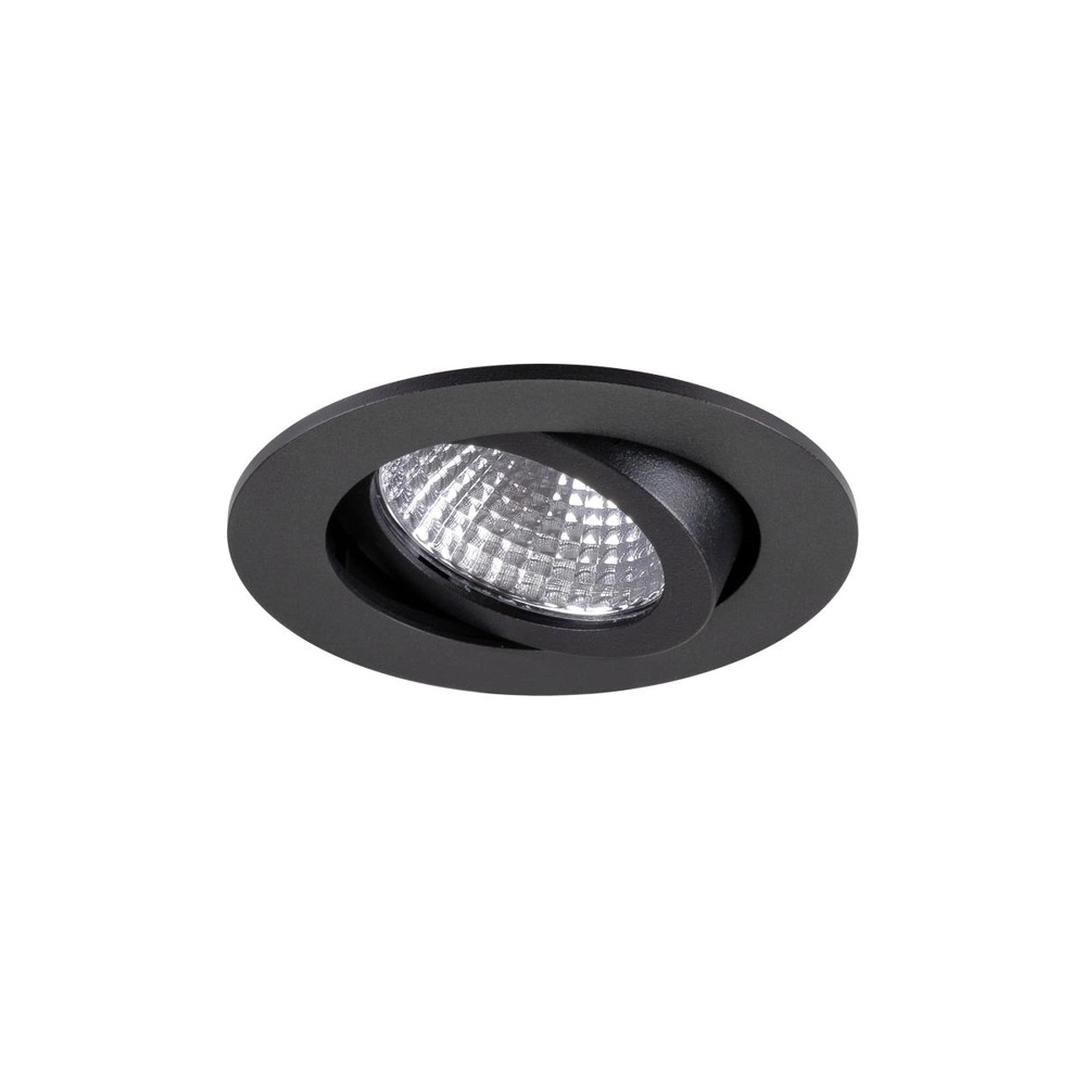 Recessed spotlight New Tria 68 airtight 2700K black SLV 4024163304184