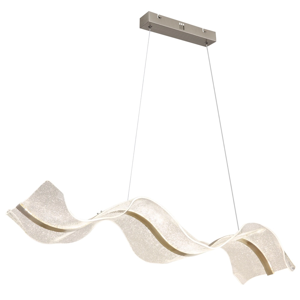 Pendant lamp Saque nickel