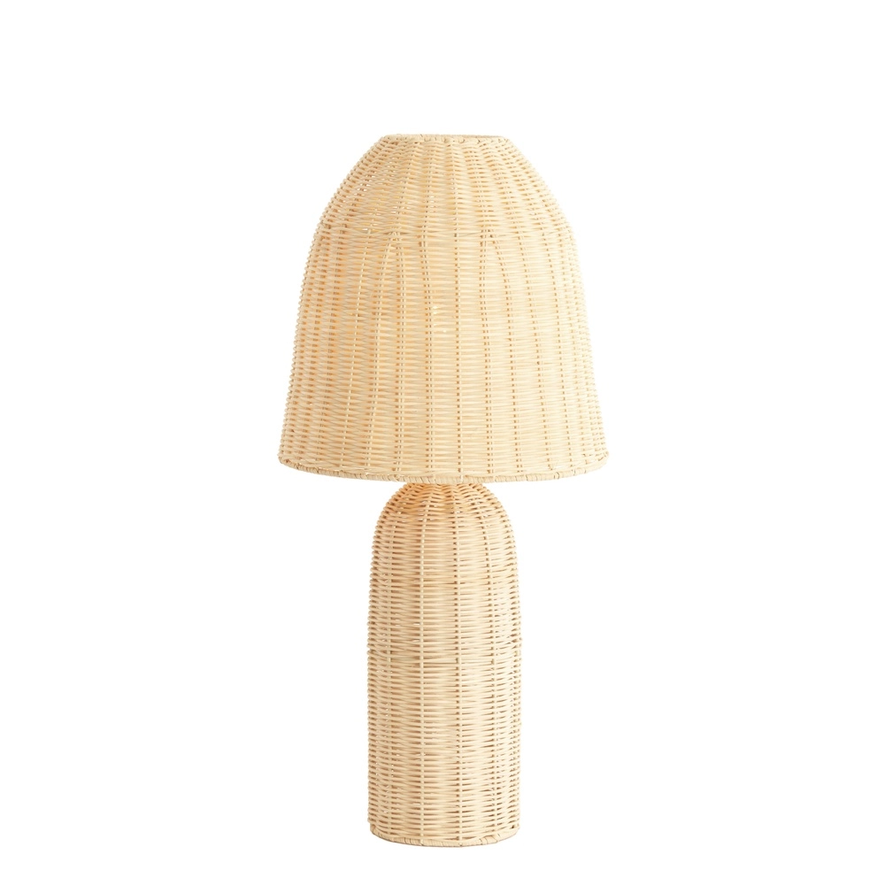 Rattan table lamp Mandor Ø 28.5cm - dark rattan Light & Living 8717807820541