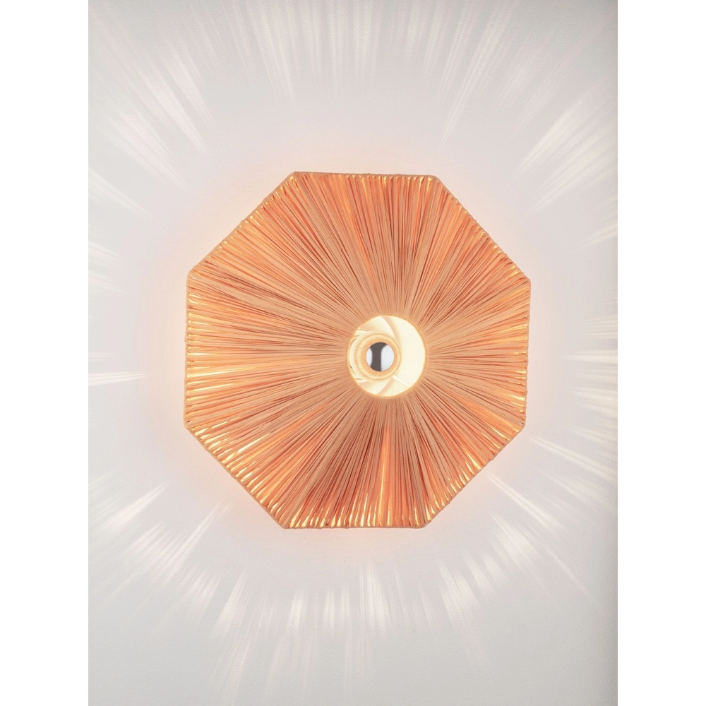 Wall lamp Elvio terracotta Ø 45cm Lyora 5212017493903