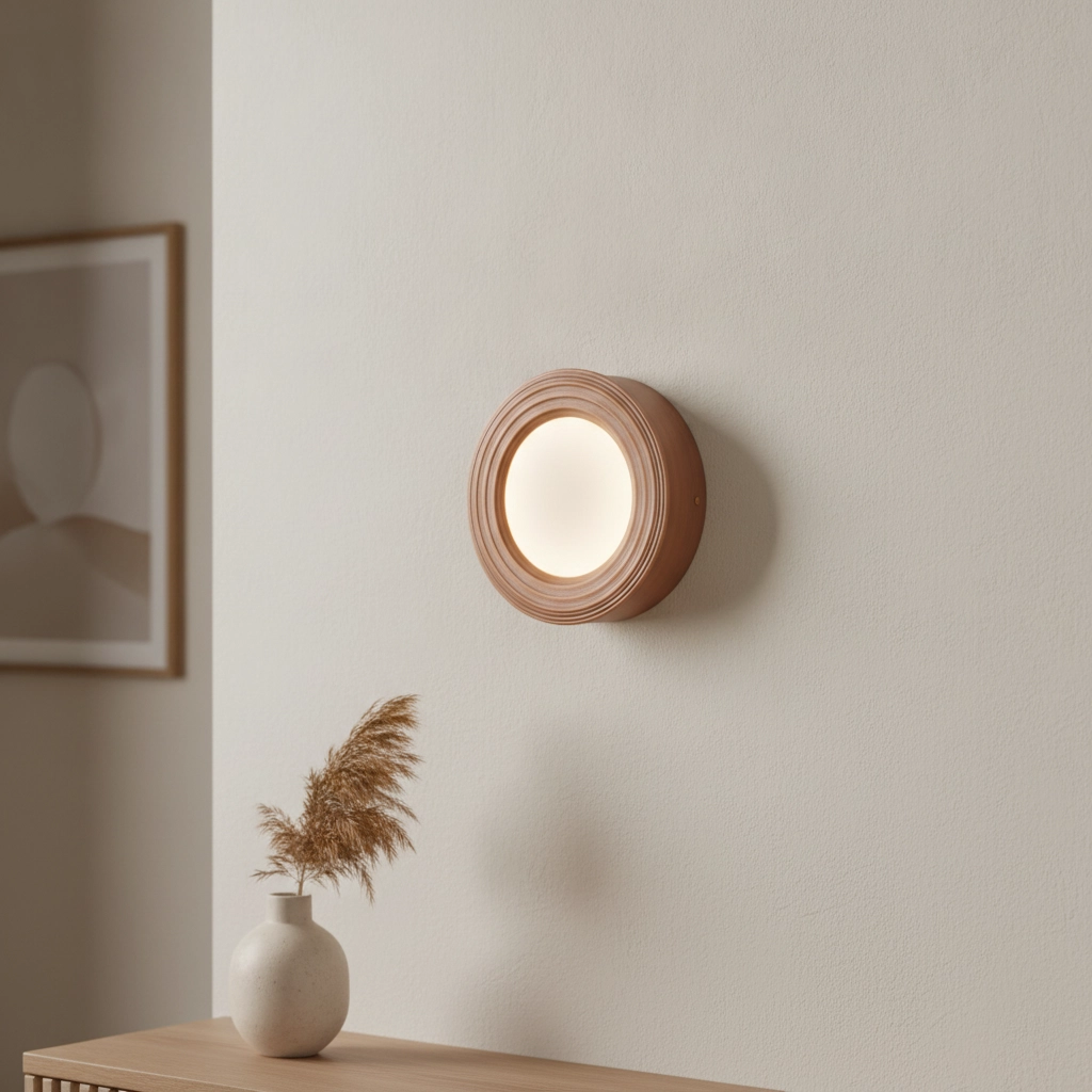 Wall lamp Orbique caramel Ø 16cm